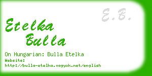 etelka bulla business card
